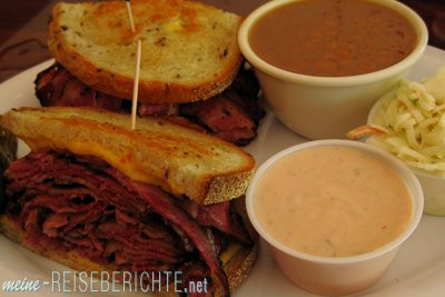 Florida Reisebericht Kurzurlaub Miami Southbeach Super Reuben Jerrys famous Diner