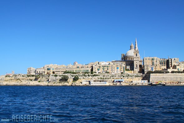 Malta Valletta Kurzurlaub Skyline